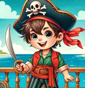 Coloriages de Pirate