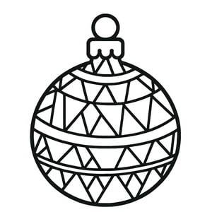 boule de Noël moderne