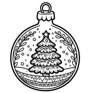 boule de Noël du sapin de Noël