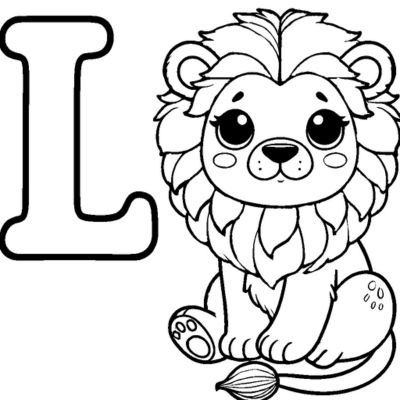 La lettre L et le lion