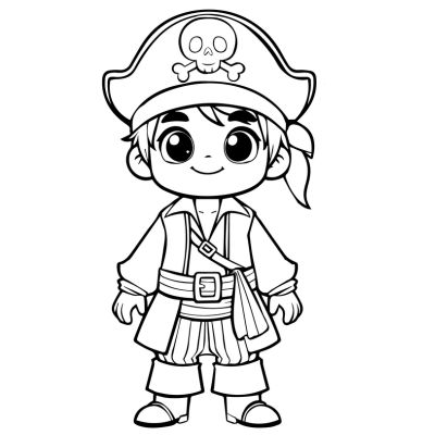 Le petit garçon pirate