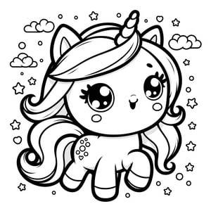 licorne kawaii