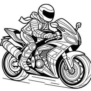 moto de course féminine