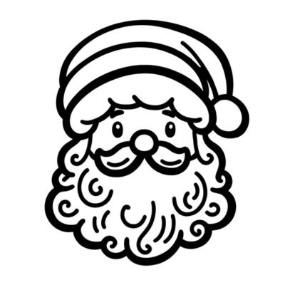 visage du Père Noël